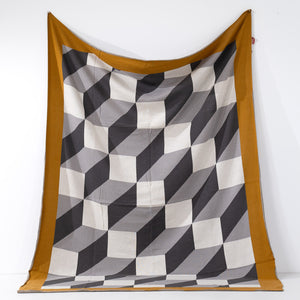Kuscheldecke / Tagesdecke - Gestrickte Prism