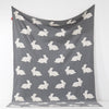 Kuscheldecke / Tagesdecke - Gestrickte Rabbit 01