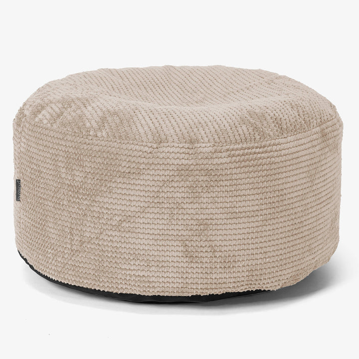 Sitzhocker mit Tablett - Pom-Pom Creme 02