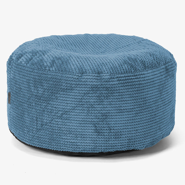 Sitzhocker mit Tablett - Pom-Pom Himmelblau 01