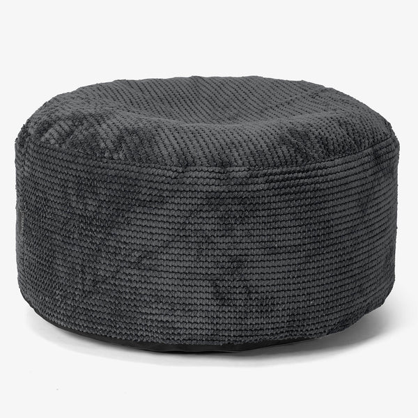 Sitzhocker mit Tablett - Pom-Pom Schwarz 01