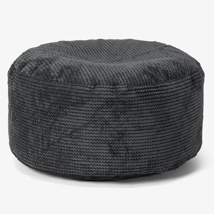 Sitzhocker mit Tablett - Pom-Pom Schwarz 02