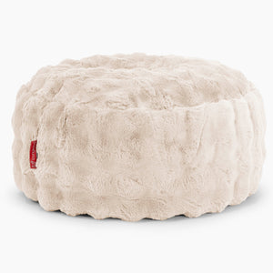 Sitzhocker Pouf - Bubble Pelz Creme
