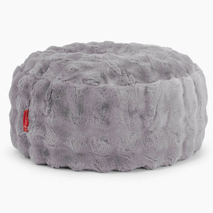 Sitzhocker Pouf - Bubble Pelz Grau