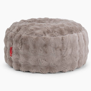 Sitzhocker Pouf - Bubble Pelz Nerzfarben