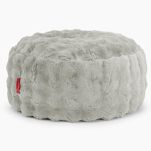 Sitzhocker Pouf - Bubble Pelz Salbeigrün
