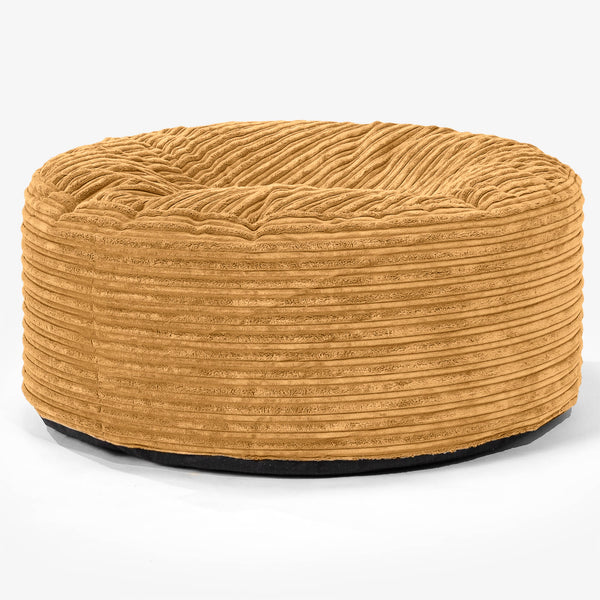 Sitzhocker Pouf - Cord Goldhonig 01