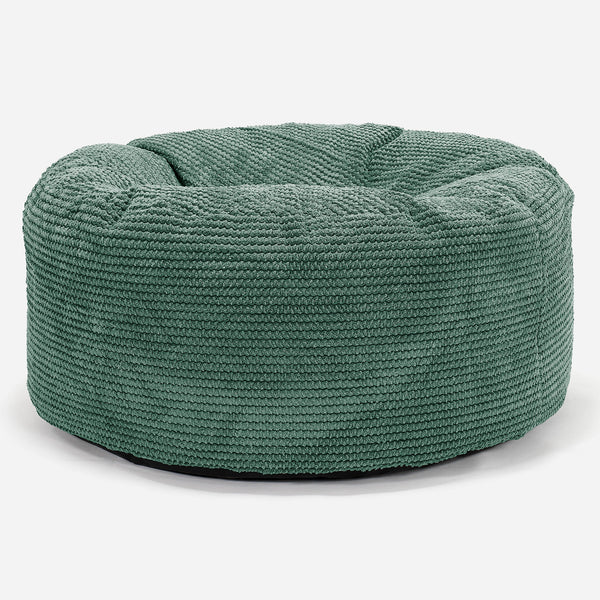 Sitzhocker Pouf - Pom-Pom Moosgrün 01