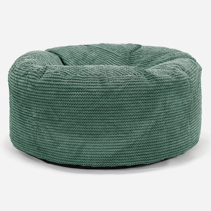 Sitzhocker Pouf - Pom-Pom Moosgrün 01
