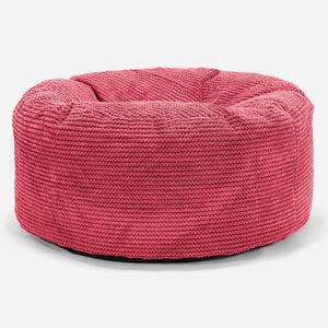 Sitzhocker Pouf - Pom-Pom Pastellrot