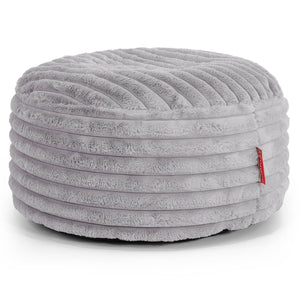 Sitzhocker Pouf - Ultra Plüsch Cord Grau