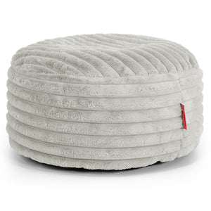 Sitzhocker Pouf - Ultra Plüsch Cord Salbeigrün