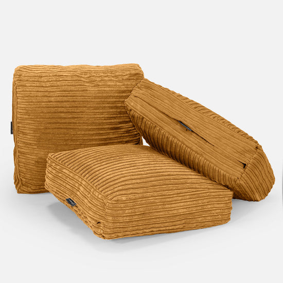 Sitzkissen - Cord Goldhonig 04