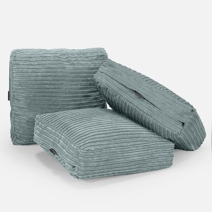 Sitzkissen - Cord Mintgrün 04