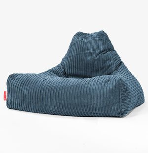 Sitzsack Lounge Sessel - Cord Marineblau