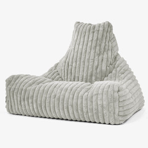 Sitzsack Lounge Sessel - Ultra Plüsch Cord Salbeigrün