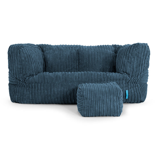 Kindersofa Albert 2-6 jahren - Cord Marineblau_02