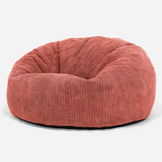 Sitzsack Sofa - Pom-Pom Kürbisorange 01