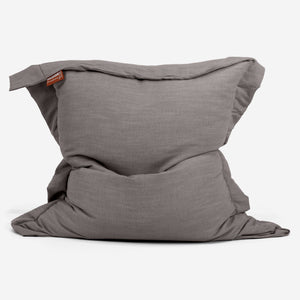 Sitzsack XXL - Leinenlook Schiefergrau