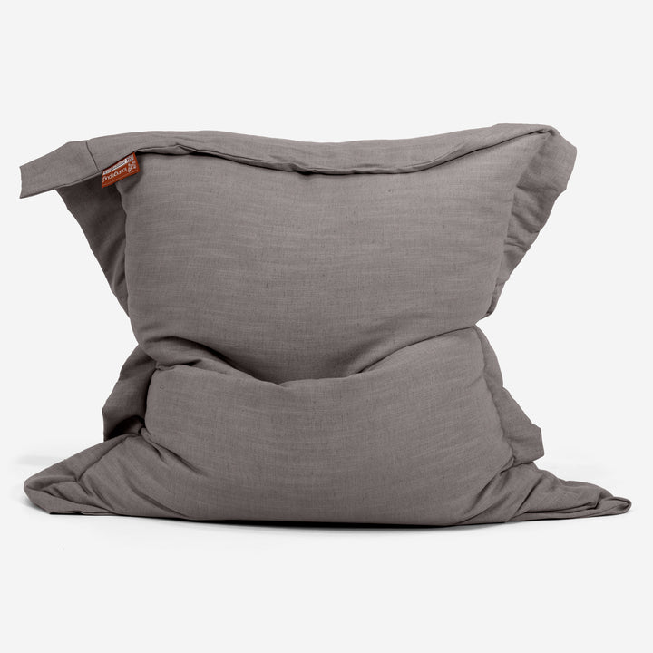 Sitzsack XXL - Leinenlook Schiefergrau 01