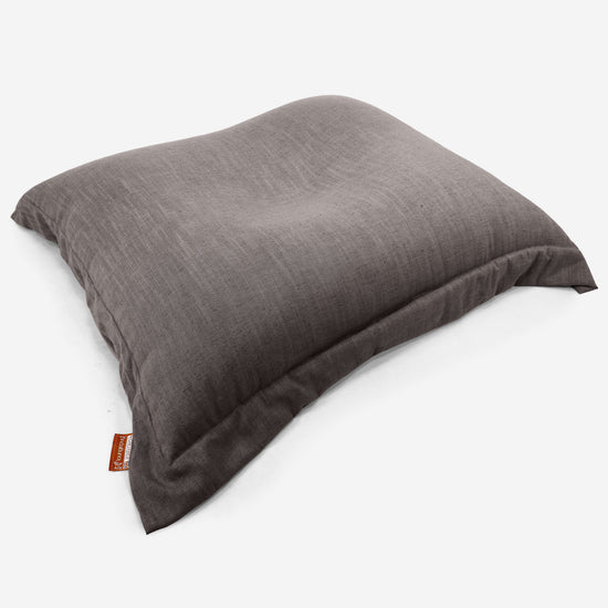 Sitzsack XXL - Leinenlook Schiefergrau 03