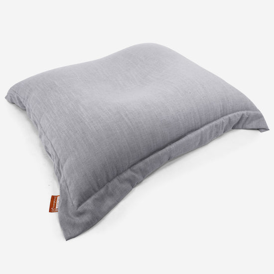 Sitzsack XXL - Leinenlook Silber 03