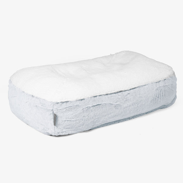 Medium Slouchy Hundebett Ersatz Bezug - Kaninchen Kunstfell 01
