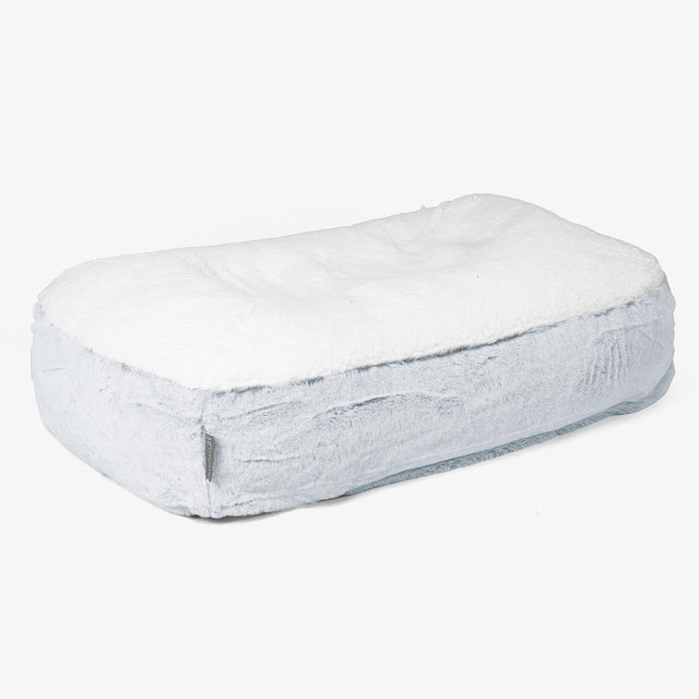 Medium Slouchy Hundebett Ersatz Bezug - Kaninchen Kunstfell 01