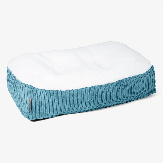 Medium Slouchy Hundebett Ersatz Bezug - Sherpa & Cord 01