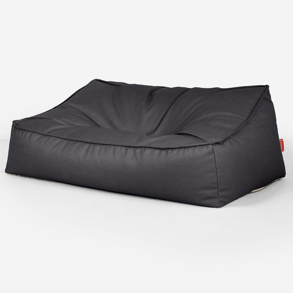 Das Slouchy Sitzsack Sofa Ersatz Bezug - Veganes Leder 01
