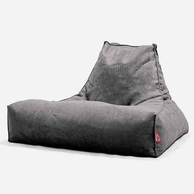 Riesen Sitzsack Lounge Sessel Ersatz Bezug - Samt 01