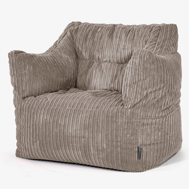 Victor Sitzsack Sessel - Cord Beigegrau 01
