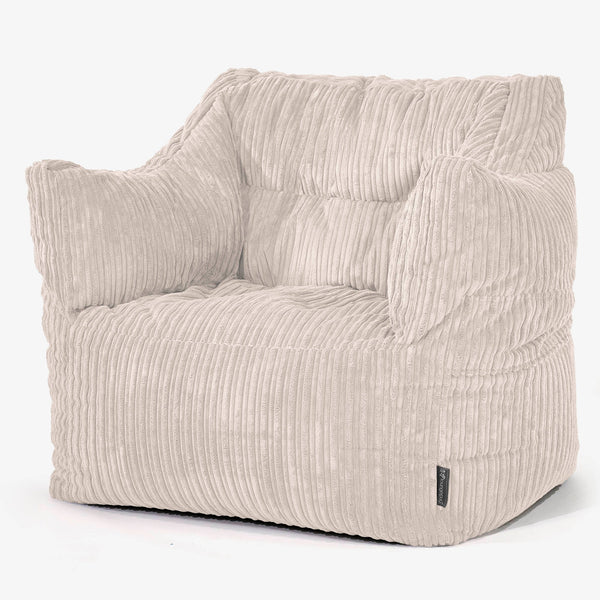 Victor Sitzsack Sessel - Cord Creme 01