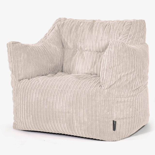 Victor Sitzsack Sessel - Cord Creme 01