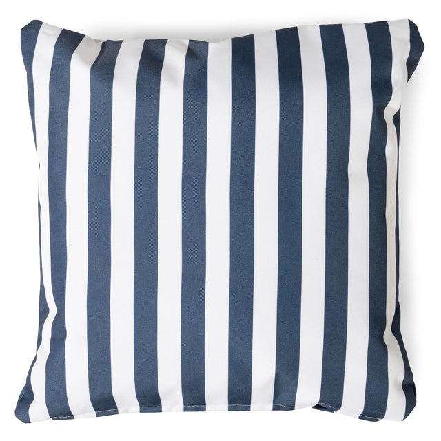 Outdoor Dekokissen / Sofa Kissenbezug 47 x 47cm - Marineblau Gestreift 01