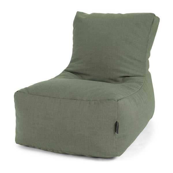 Outdoor-Lounger-Sitzsack - Sunbrella Olivgrün 01