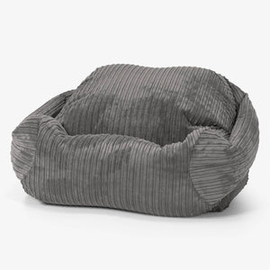 Sabine Sitzsack Sessel - Cord Graphitgrau