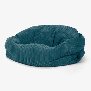 Sabine Sitzsack Sofa - Cord Blaugrün