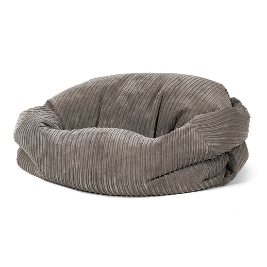Sabine Sitzsack Sofa - Cord Graphitgrau 01