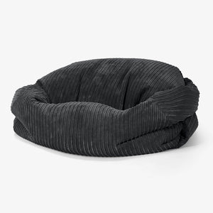 Sabine Sitzsack Sofa - Cord Schwarz