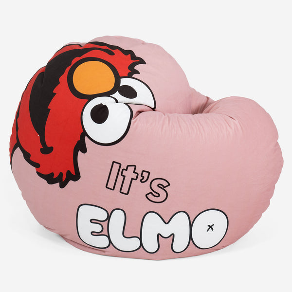 Flexiforma Kinder Sitzsackstuhl für Kleinkinder 1-3 Jahre - It's Elmo 01