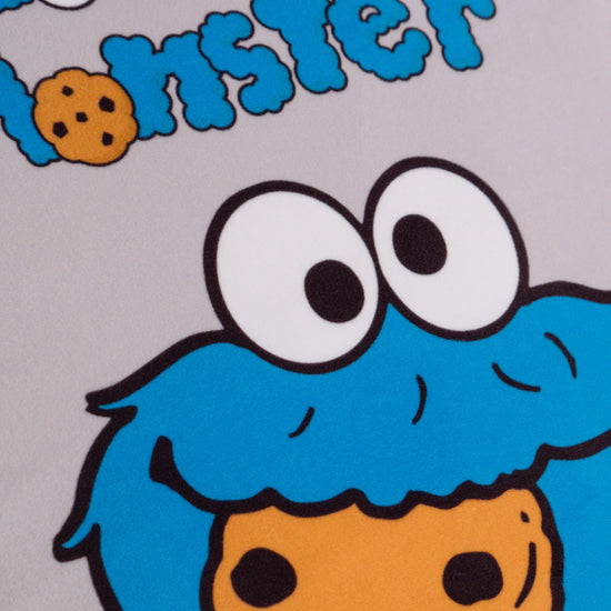 Kuscheldecke / Tagesdecke - Krümelmonster Grau 04
