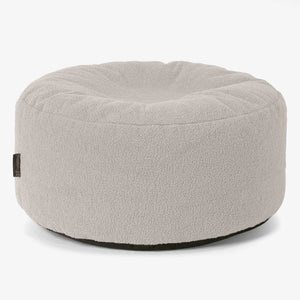 Sitzhocker Pouf - Bouclé Elfenbein