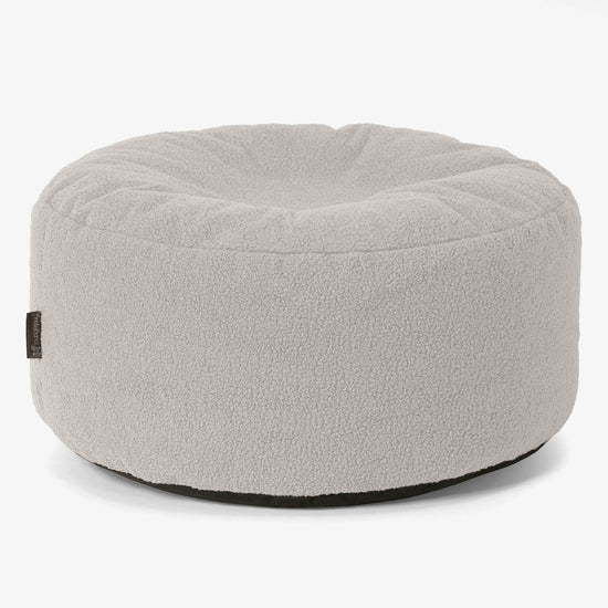 Sitzhocker Pouf - Bouclé Elfenbein 01