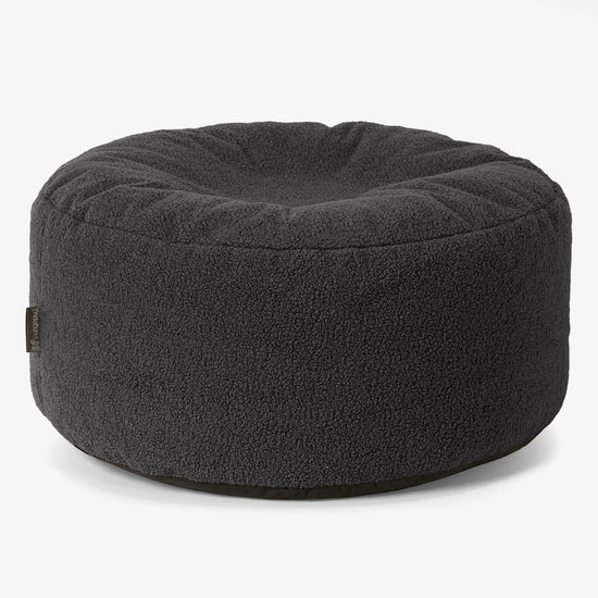 Sitzhocker Pouf - Bouclé Graphitgrau 01