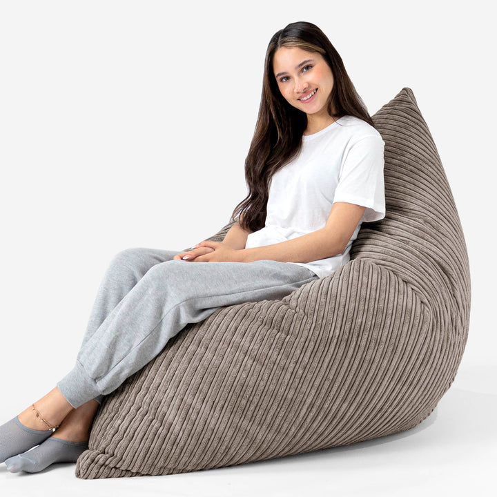 Sitzsack XXL - Cord Graphitgrau 03