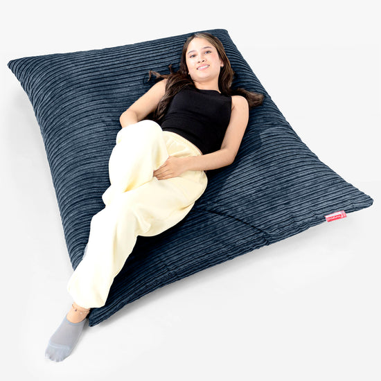 Sitzsack XXL - Cord Marineblau 02