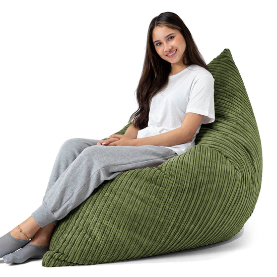 Sitzsack XXL - Cord Nadelwaldgrün 03