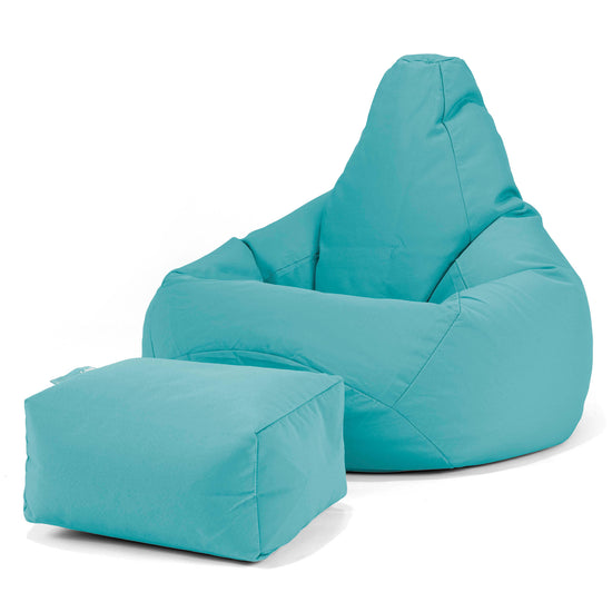 SoleiStorm™ Ultra 2000 h+ Gaming Sitzsack Sessel Outdoor - Olefin Aqua 01