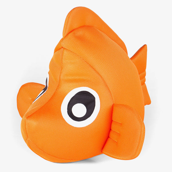 Big Bertha Original - Clownfisch Pool-Spielzeug Sitzsack für Kinder - Orange - Schwimmender Sitzsack